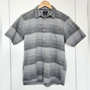 Hurley Button Down - Dark Gray Stripes | Sz Medium